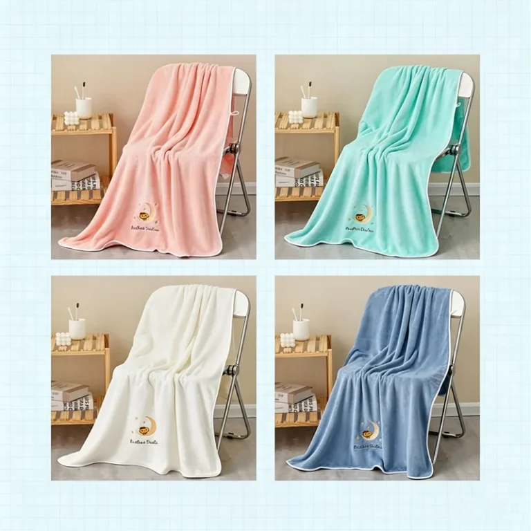 Water Baby Coral Fleece Bath Towel