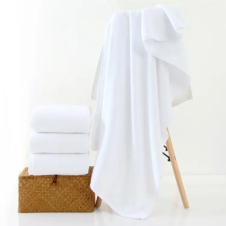 Hotel White Bath Towel