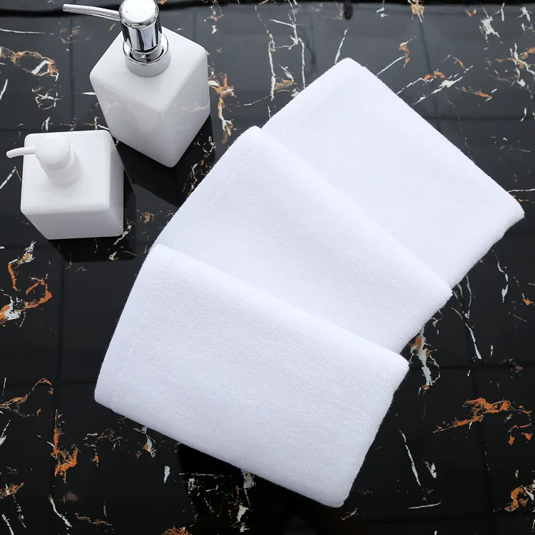 Hotel White Face Towel